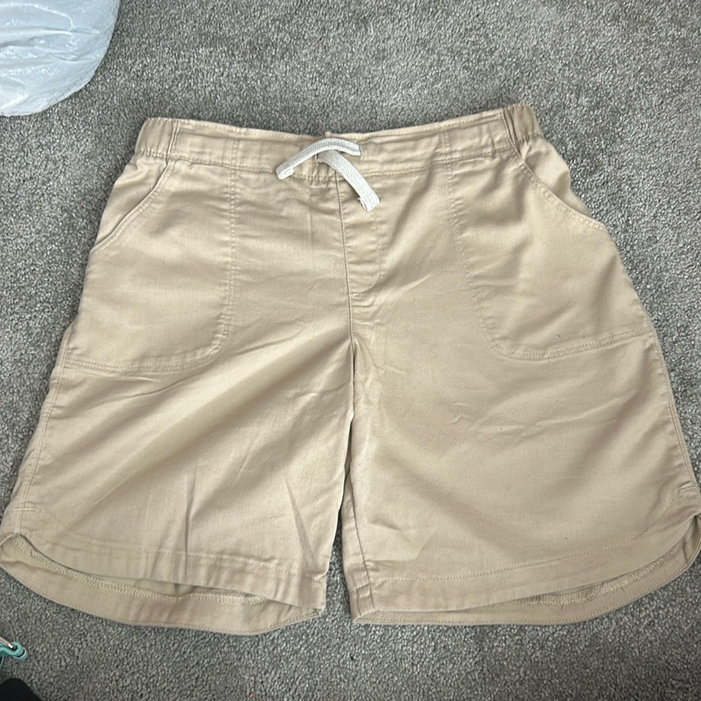 Khaki uniform shorts